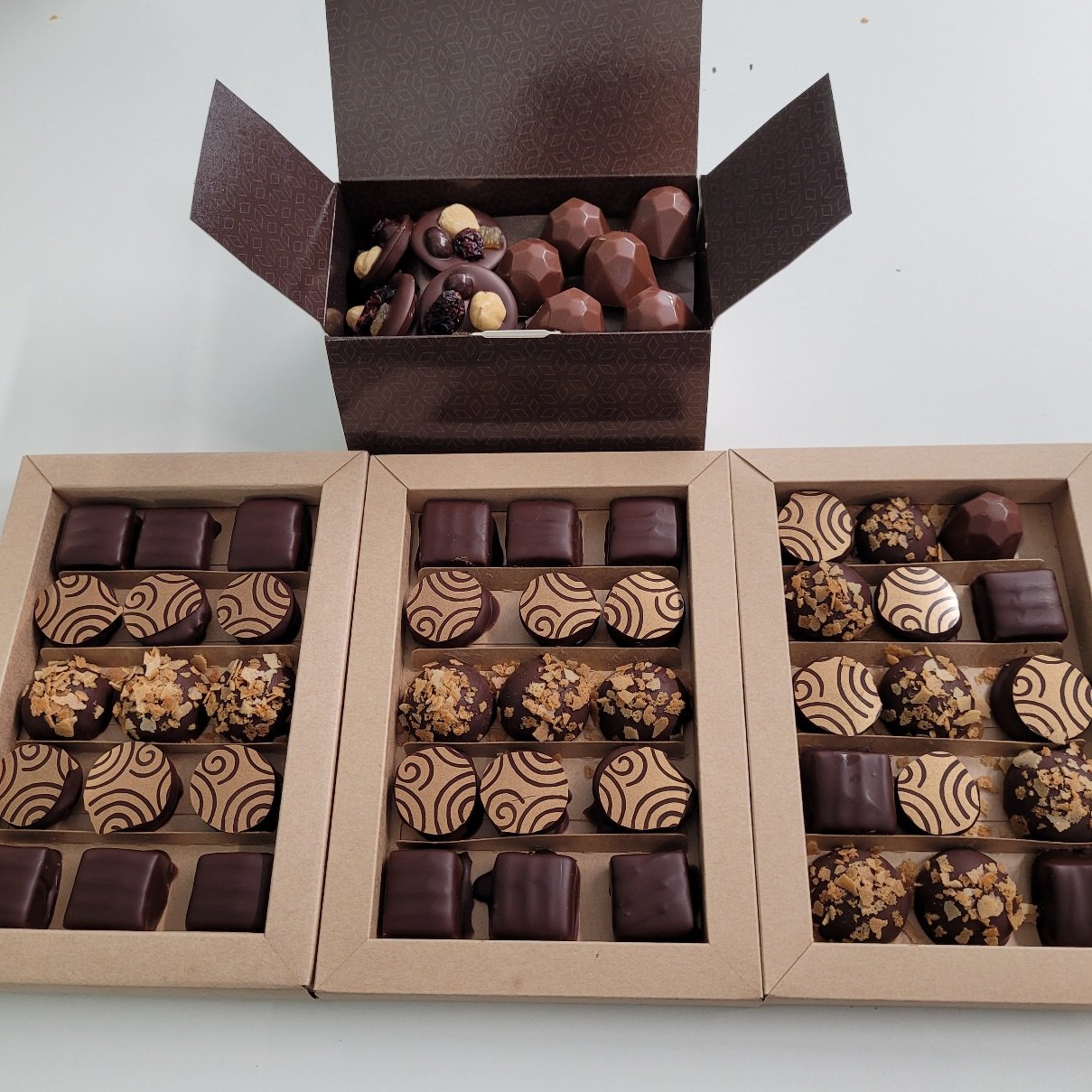 Atelier "coffret de chocolats" 3h