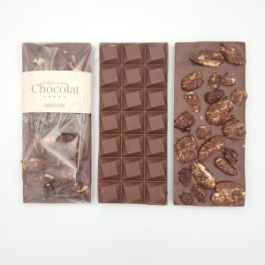 Tablette chocolat au lait noix de Pécan 100g