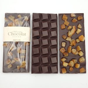 Tablette chocolat noir orange 100g