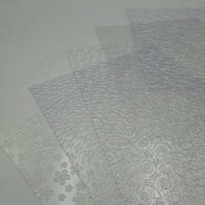 feuille relief décor chocolat
