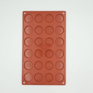 moule silicone 24 empreintes mendiants ou macarons
