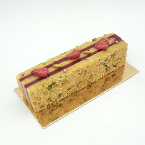 Cake framboise pistache