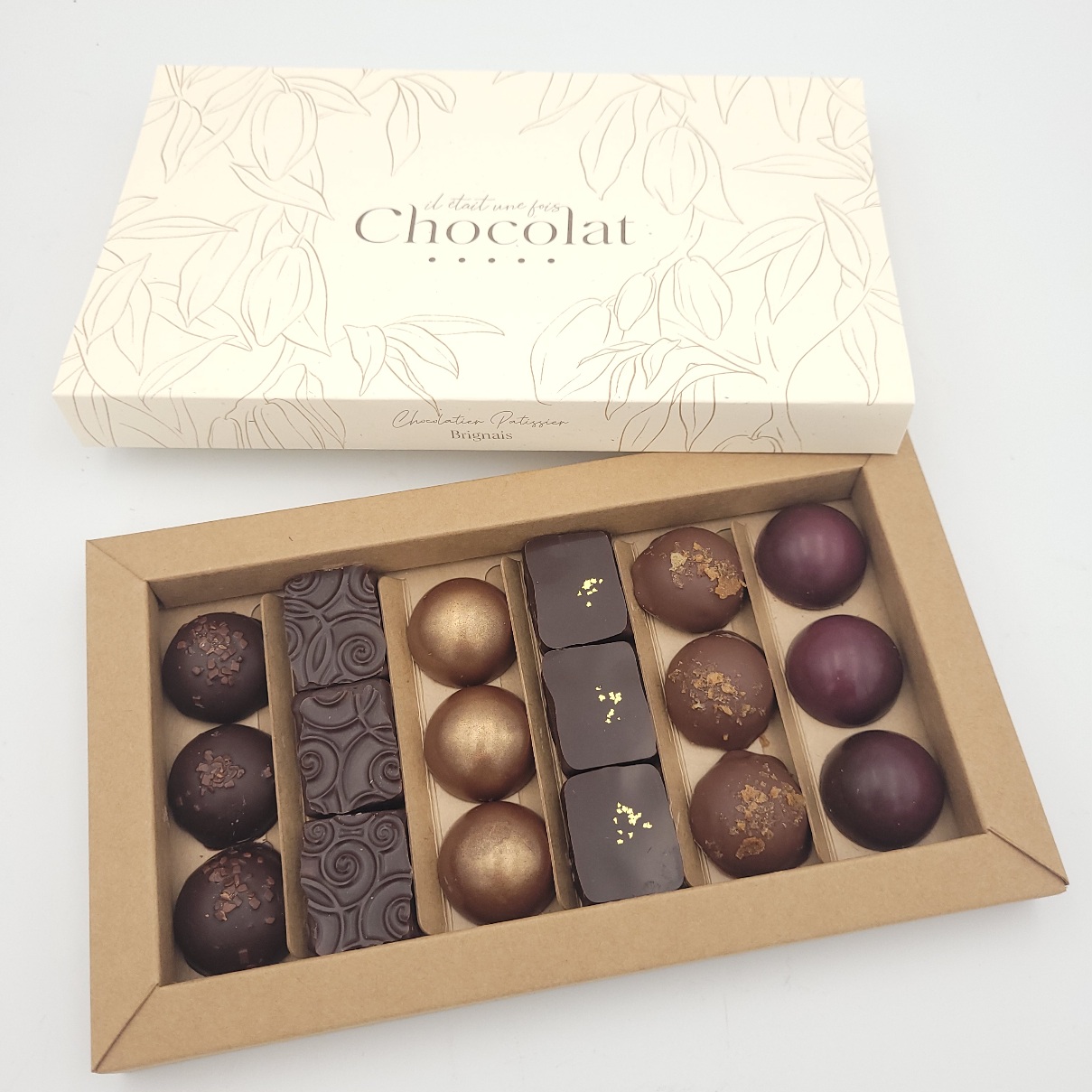Coffret de chocolats 18 pièces
